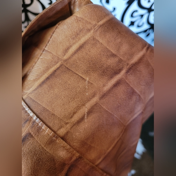 Danier Leather Jacket- Crocodile Skin Print - Picture 6 of 11